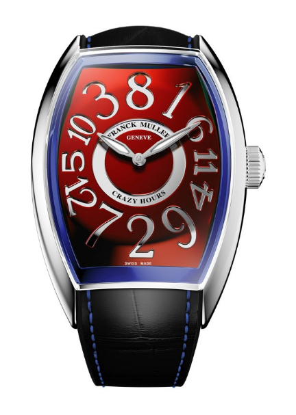 Buy Franck Muller Curvex CX Crazy Hours Colors Red Dial Replica Watch for sale Cheap Price